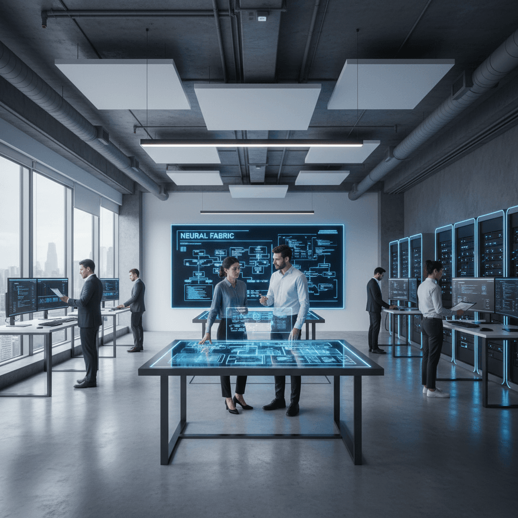 Custom AI solution development workspace