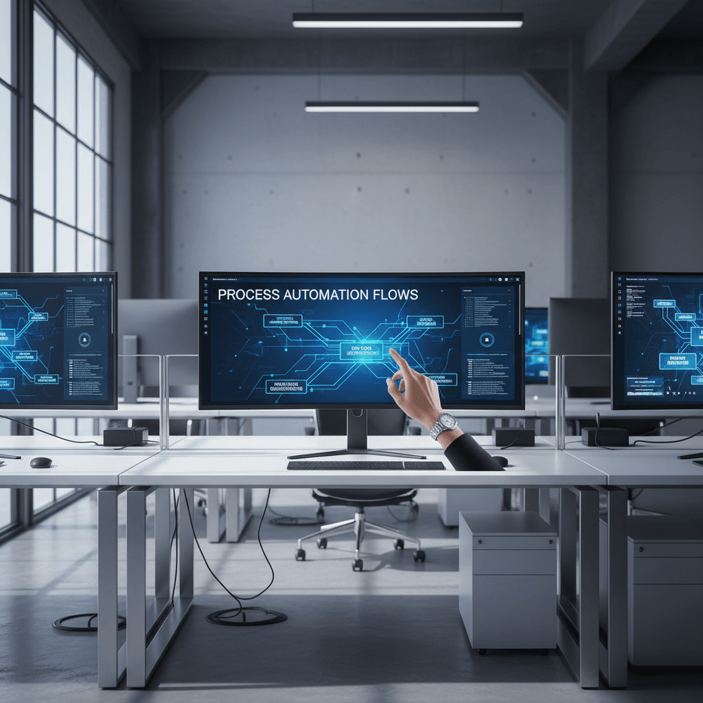 Process automation workflow visualization