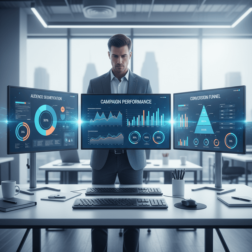 AI-powered marketing campaign dashboard